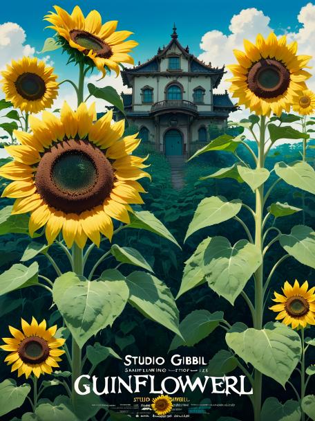 Studio Ghibli Giant Sunflower