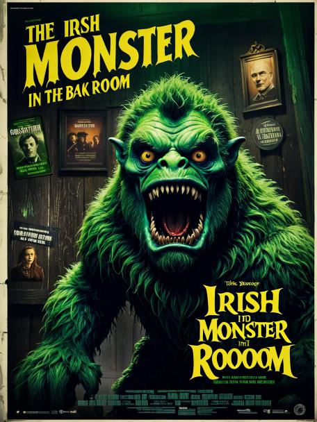 Irish monster in the back room.