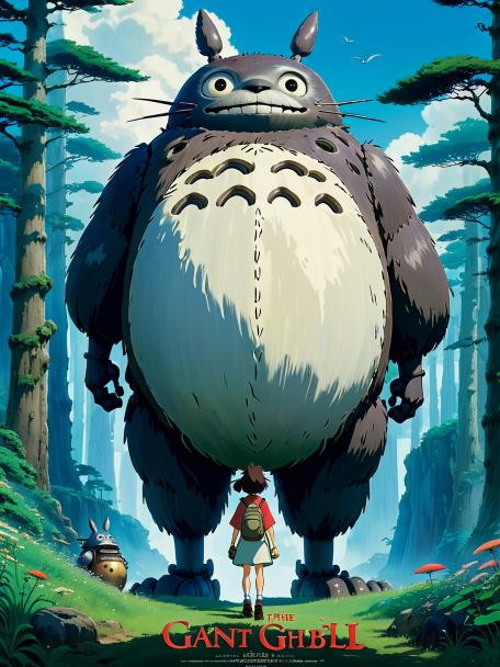 Studio Ghibli and the giant can be