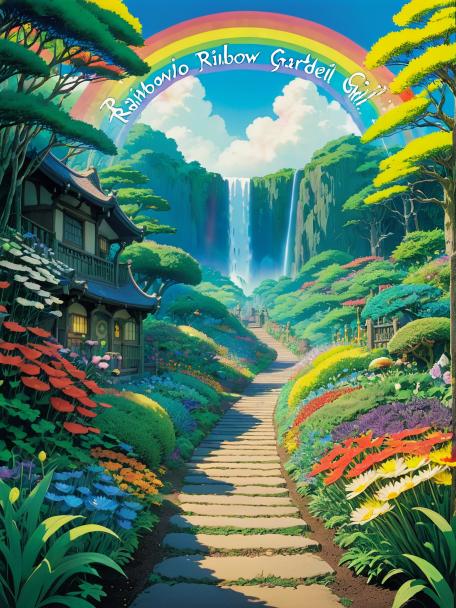 Studio Ghibli Rainbow Garden