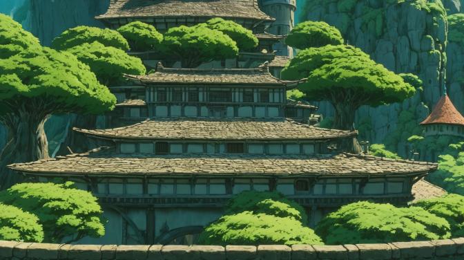Studio Ghibli in the Ancient Tower
