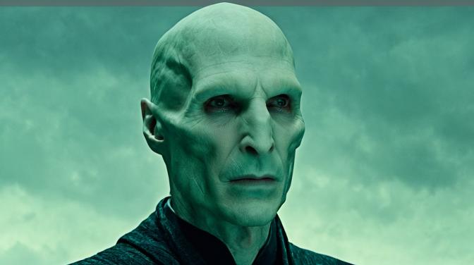 Voldemort, Voldemort without a nose.