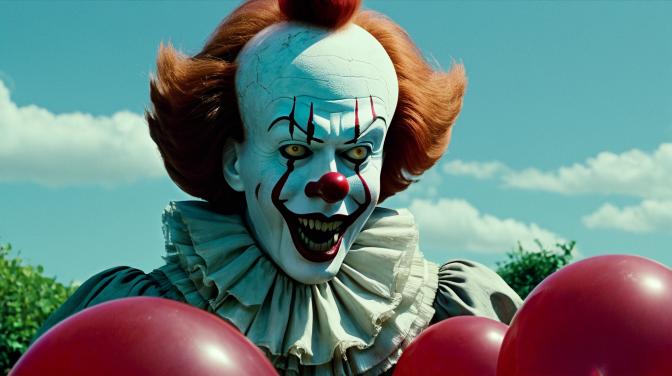 Studio Ghibli Pennywise from the crazy land