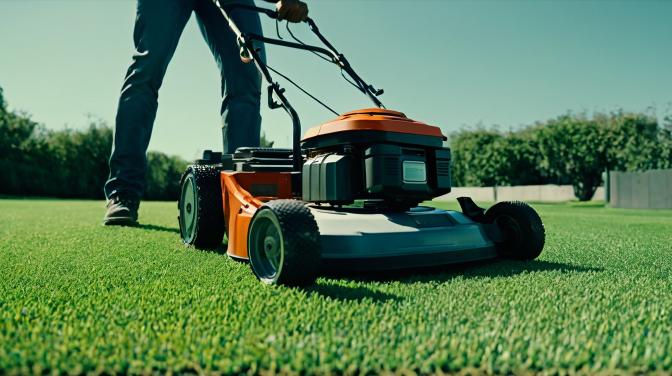Upgrade the lawnmower.