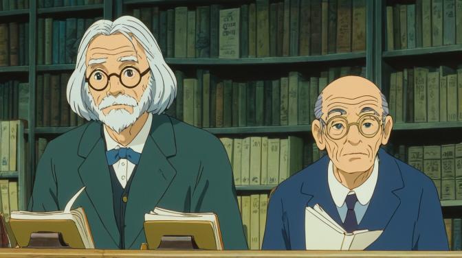 Studio Ghibli, Old Librarian.
