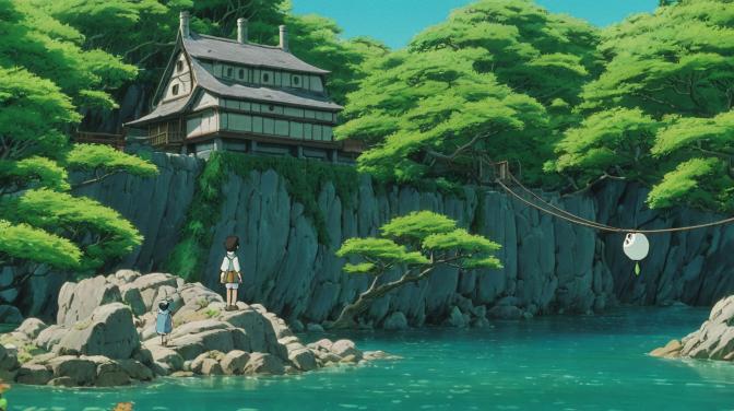 Studio Ghibli in a Lost Pearl