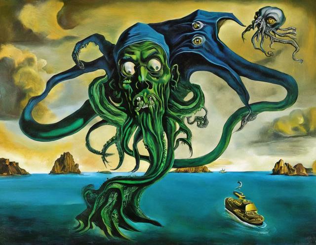 Snoop Dogg and Cthulhu combined into one entity.