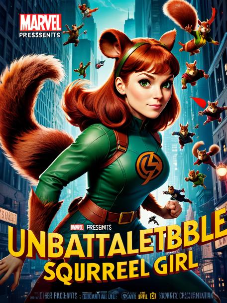 Marvel presents the unbeatable Squirrel Girl.