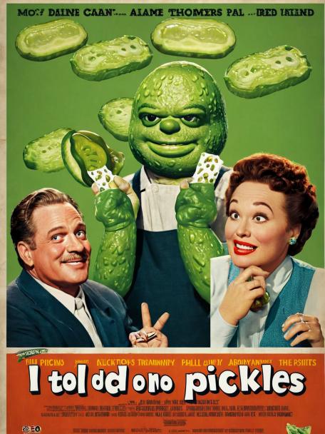 I told you no pickles.