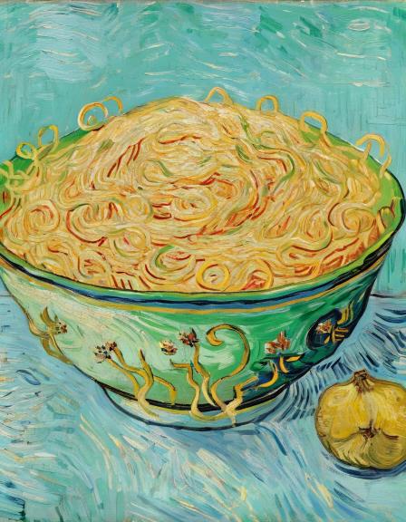 A big-ass bowl of spaghetti.