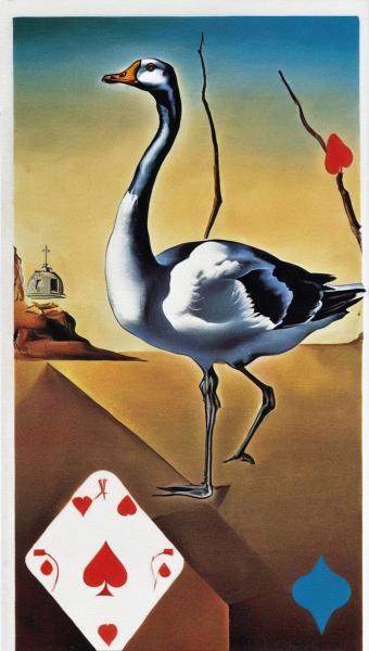 Goose Playing Card