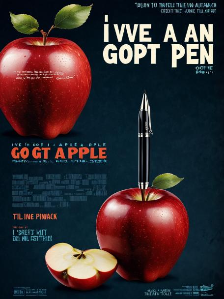 I've got an apple, I've got a pen, apple pen!
