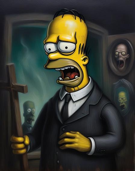 Victorian Homer Simpson