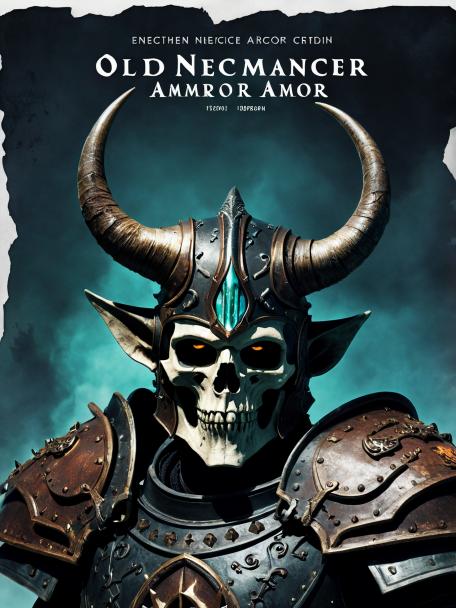 Old necromancer armor with horns.