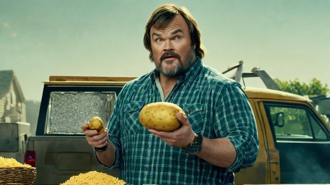 Jack Black as a potato.