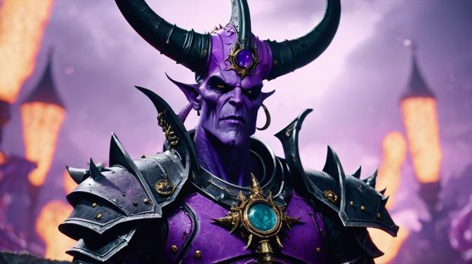 Warhammer's Slaanesh, the God of Pleasure and Excess.