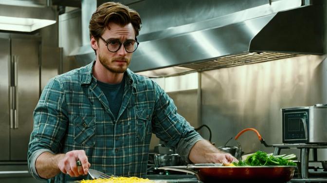 Gorman Ramsey cooking up Peter Parker.
