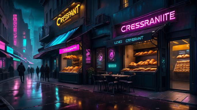 Croissant, baguette.