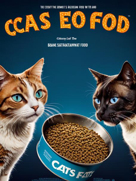 Cats eating dog food