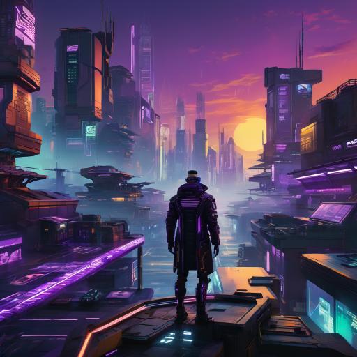 purple sunset