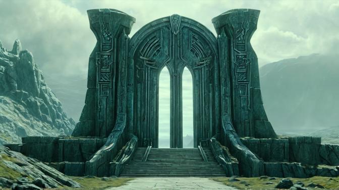 Oblivion Gate from the Elder Scrolls.