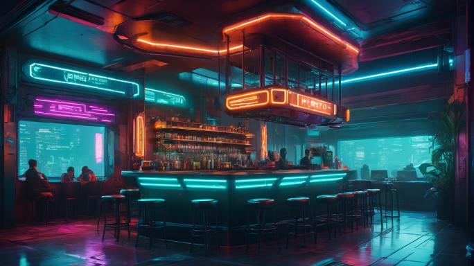 A hotel cafe.