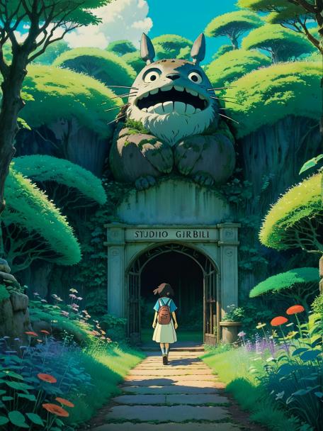 Studio Ghibli in the Forgotten Garden