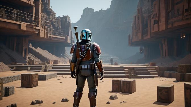 The Mandalorian, mining blocks, and Minecraft.