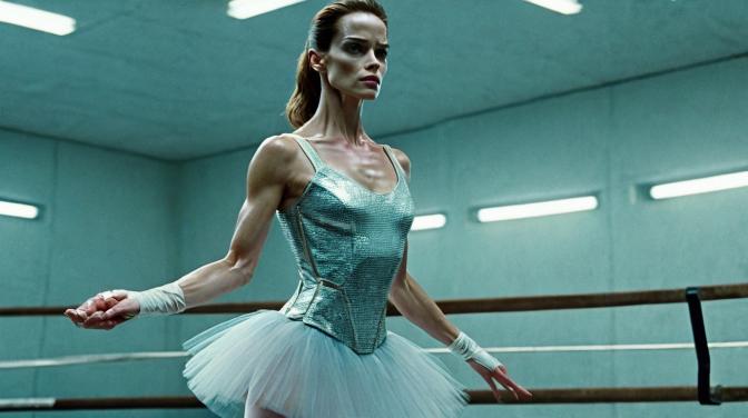 Terminator in a ballerina suit.