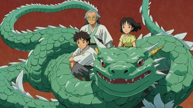 Studio Ghibli, the Jade Dragon.