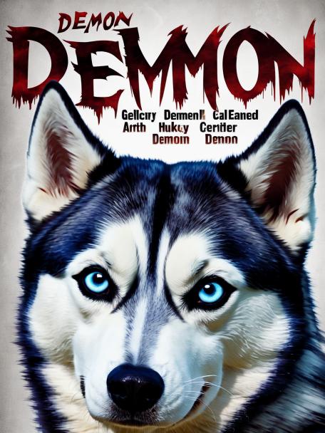 A husky called Demon.