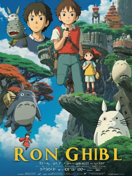Studio Ghibli and Ron Reevog statue
