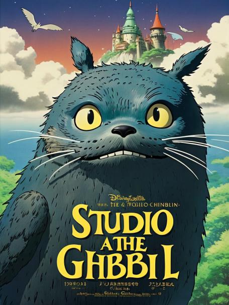 Studio Ghibli in the Old Book