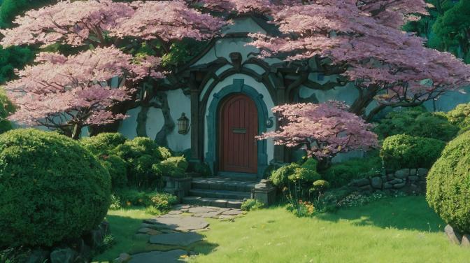 Studio Ghibli, a Scottish garden.