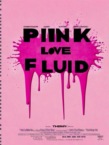 Pink fluid.