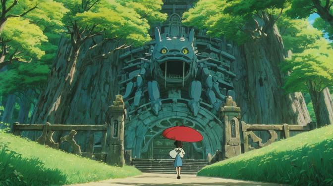 Studio Ghibli in the ancient book.