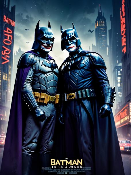 Batman the Joker and Darth Vader