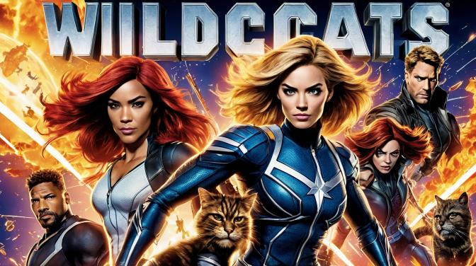 Update the main cover of Wildcats the comic book printed in the UK.