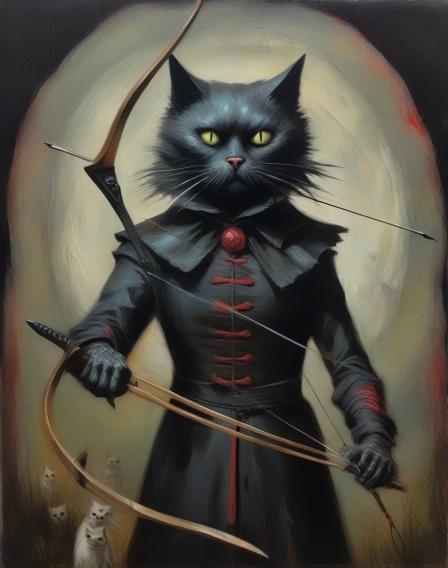 Archery cat