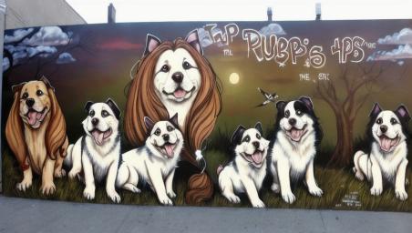 Puppies with long hair,