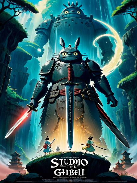 Studio Ghibli in the ancient sword