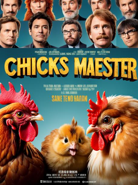 Chickens fighting a hamster.