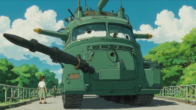Studio Ghibli, making new weapons.