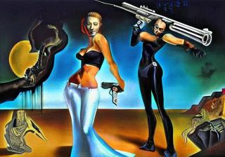 Future. Cyberpunk. Guns. Hot Girls.