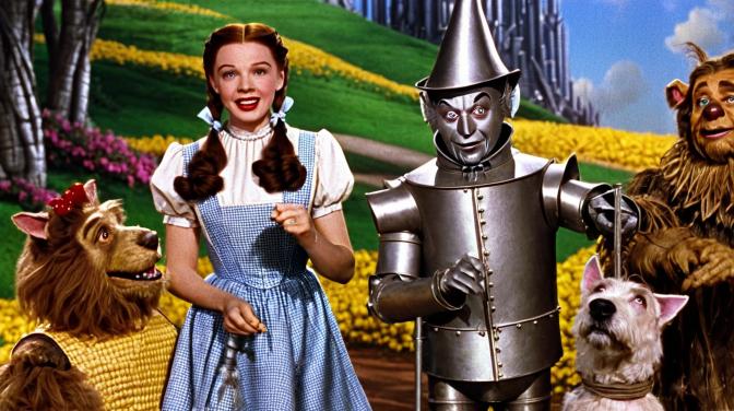 The Wizard of Oz with Toto.