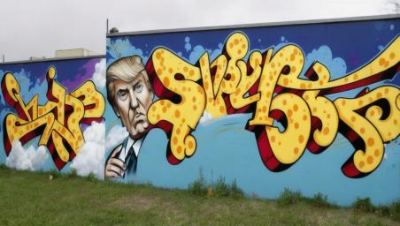 Trump with a binky,