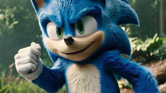 Seth Rogen as Sonic the Hedgehog