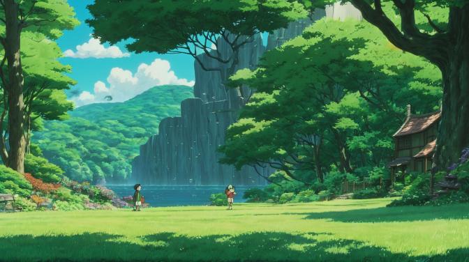 Studio Ghibli and graphics are