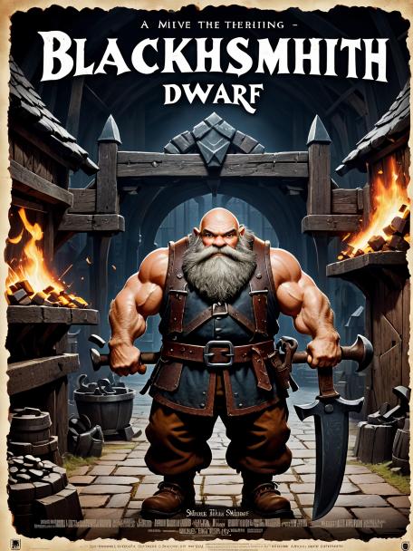 Blacksmith Dwarf with H.O.O.N.