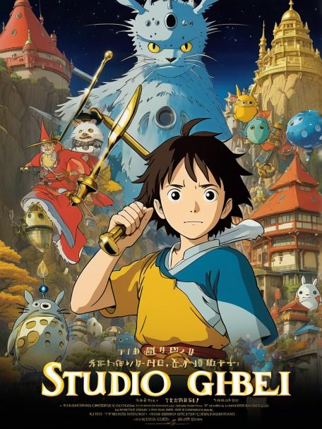 Studio Ghibli in the golden scepter